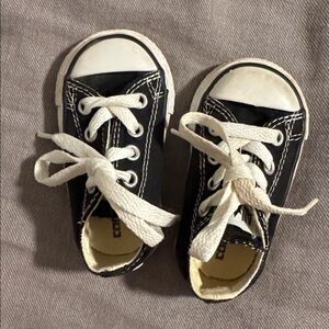 Black and White Baby Sneakers